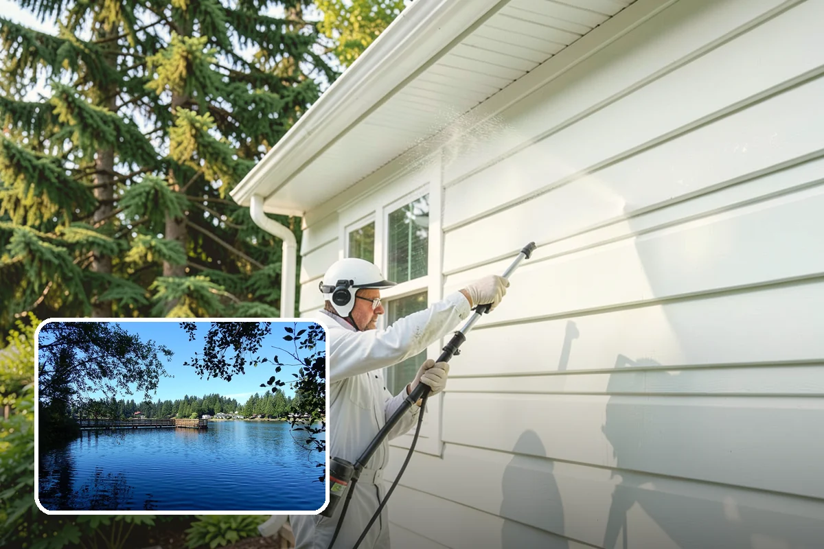 Roof Mildew Treatment in Federal Way, King County, WA - Kills mildew at the source rather than hiding it