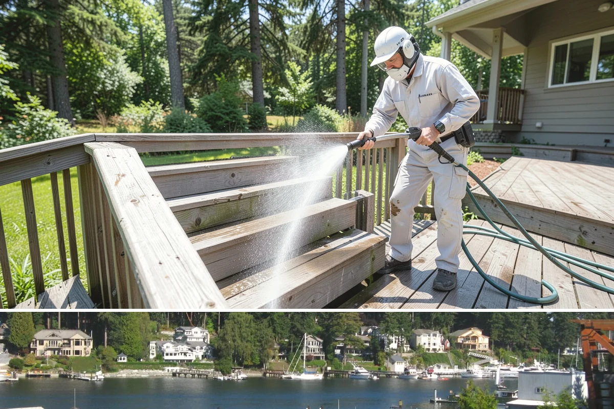 Roof Mildew Treatment in Gig Harbor, Pierce County, WA - Apply mildew treatments in summer when warmth and dryness reinforce the fungicide's effect.