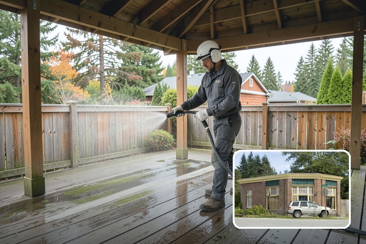 Roof Mildew Treatment in Hamilton, Skagit County, WA - Kills mildew at the source rather than hiding it