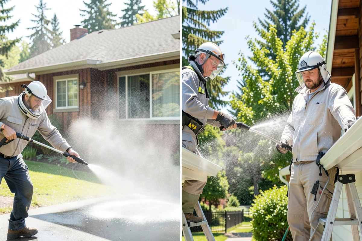 Roof Mildew Treatment in Lake Forest Park, King County, WA - Identify mildew-prone shaded and low-airflow slopes
