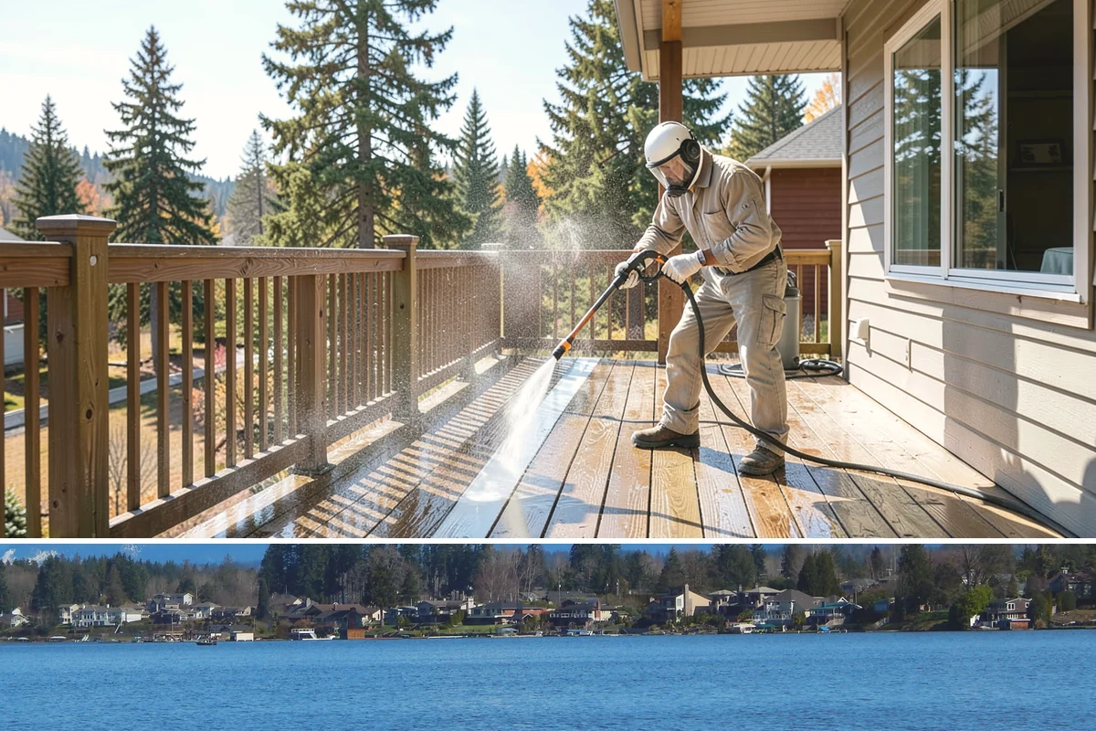 Roof Mildew Treatment in Lake Stevens, Snohomish County, WA - Apply mildew treatments in summer when warmth and dryness reinforce the fungicide's effect.