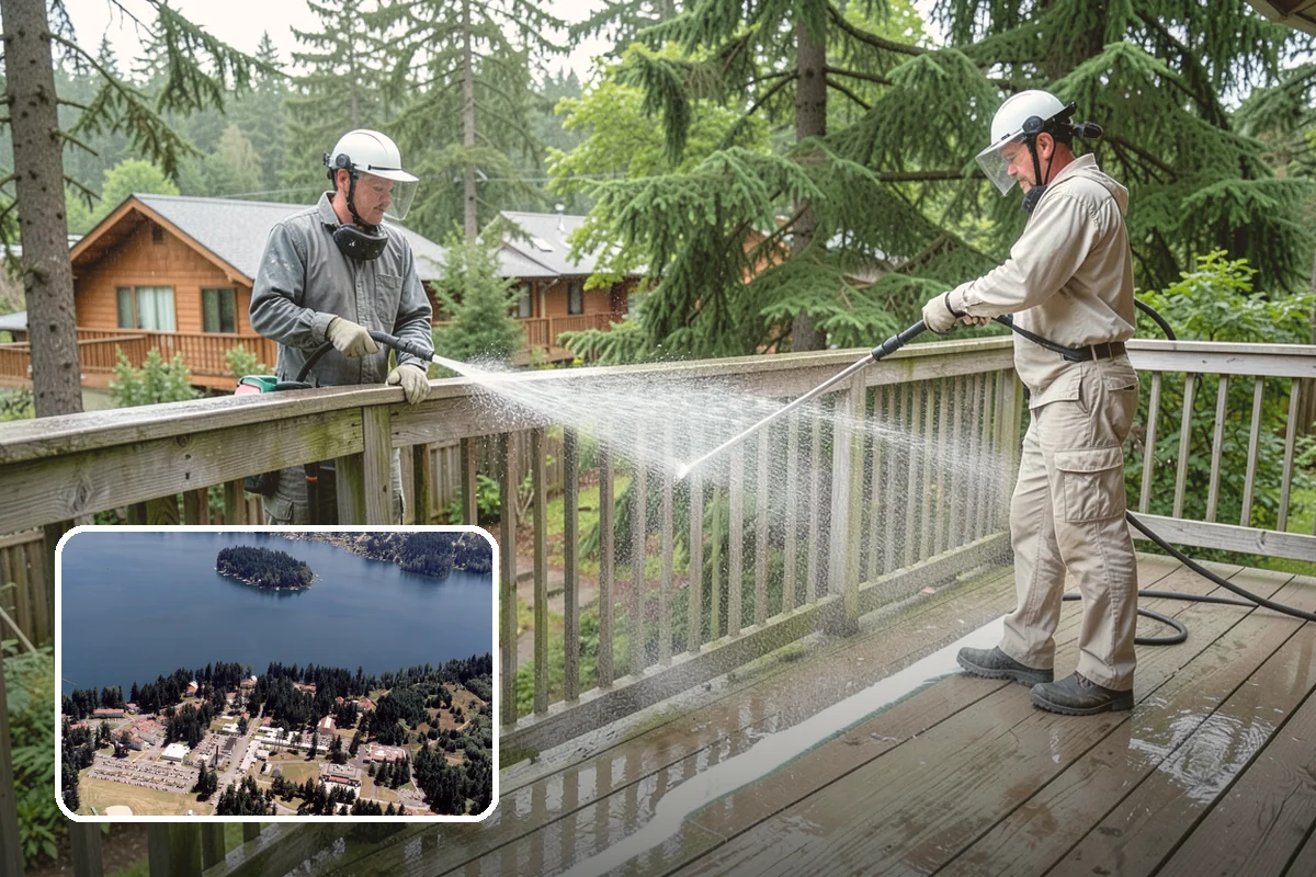 Roof Mildew Treatment in Lakewood, Pierce County, WA - Kills mildew at the source rather than hiding it