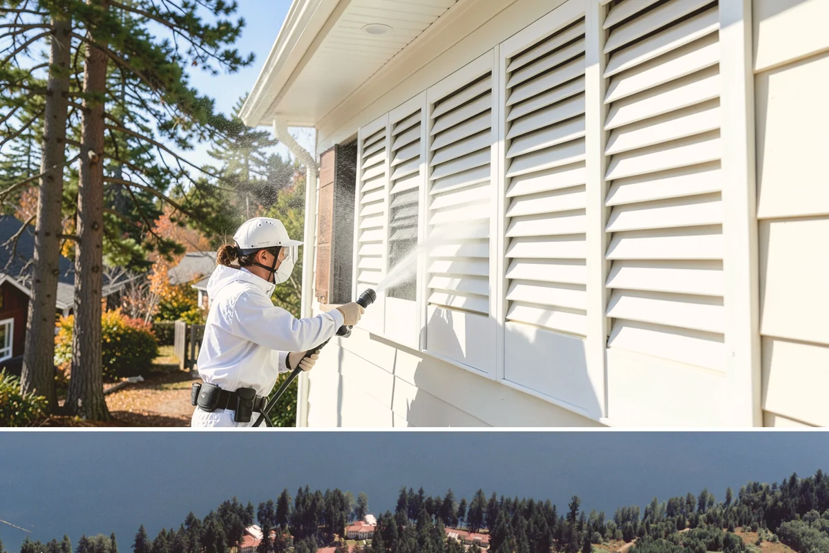 Roof Mildew Treatment in Lakewood, Pierce County, WA - Apply mildew treatments in summer when warmth and dryness reinforce the fungicide's effect.