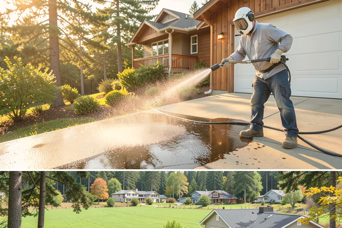Roof Mildew Treatment in Lyman, Skagit County, WA - Apply mildew treatments in summer when warmth and dryness reinforce the fungicide's effect.