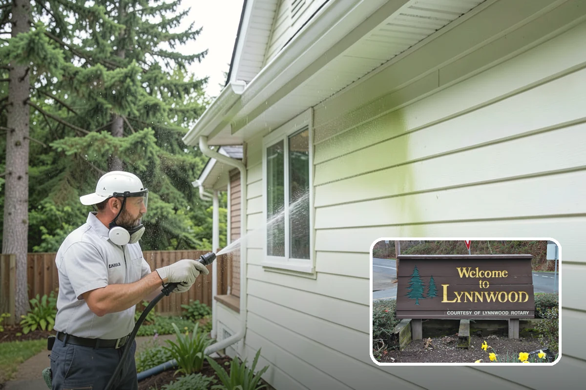 Roof Mildew Treatment in Lynnwood, Snohomish County, WA - Kills mildew at the source rather than hiding it
