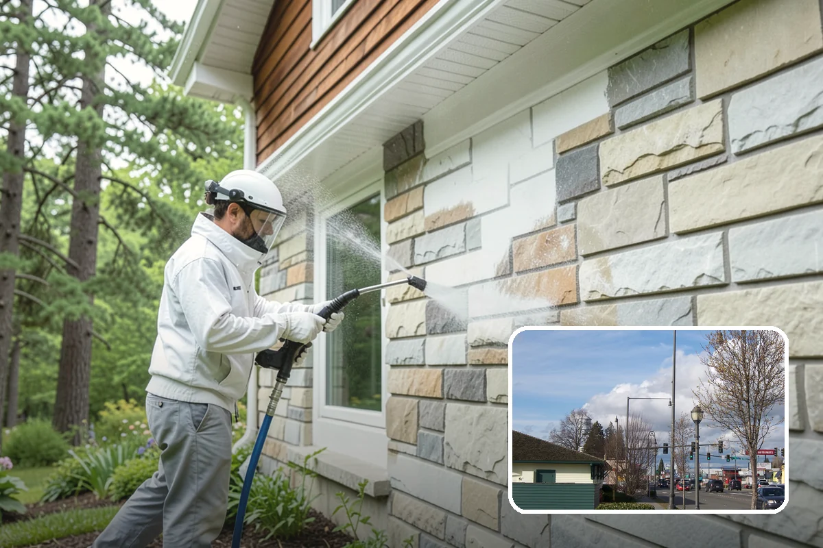 Roof Mildew Treatment in Marysville, Snohomish County, WA - Kills mildew at the source rather than hiding it