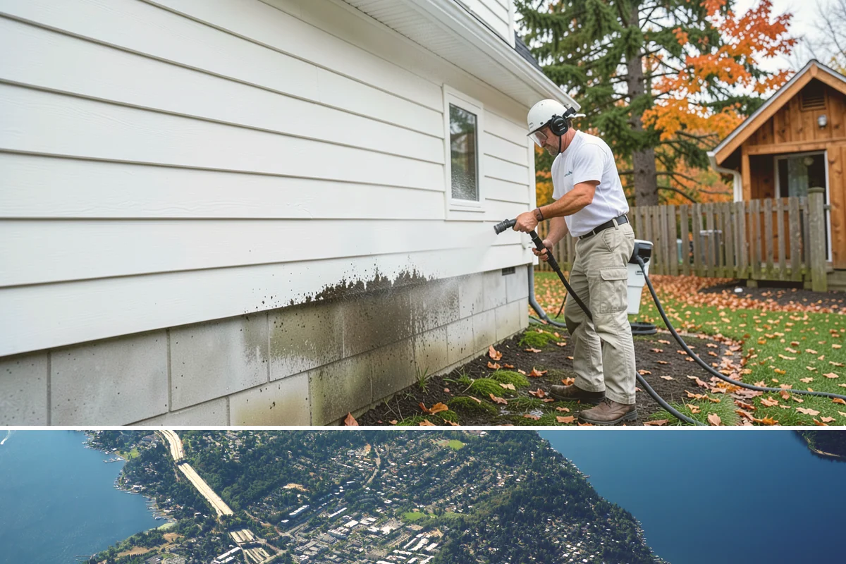 Roof Mildew Treatment in Mercer Island, King County, WA - Apply mildew treatments in summer when warmth and dryness reinforce the fungicide's effect.