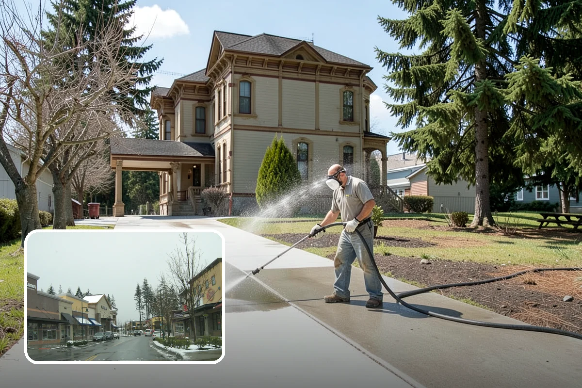 Roof Mildew Treatment in Mill Creek, Snohomish County, WA - Kills mildew at the source rather than hiding it
