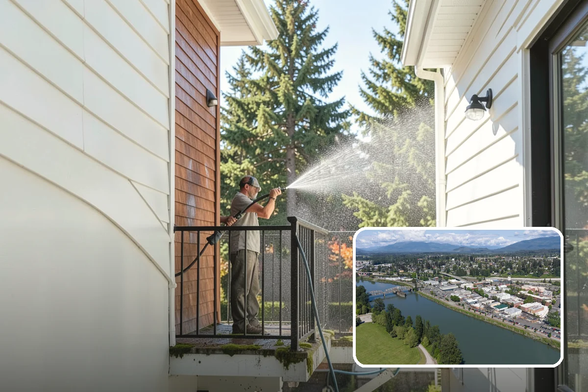 Roof Mildew Treatment in Mount Vernon, Skagit County, WA - Kills mildew at the source rather than hiding it