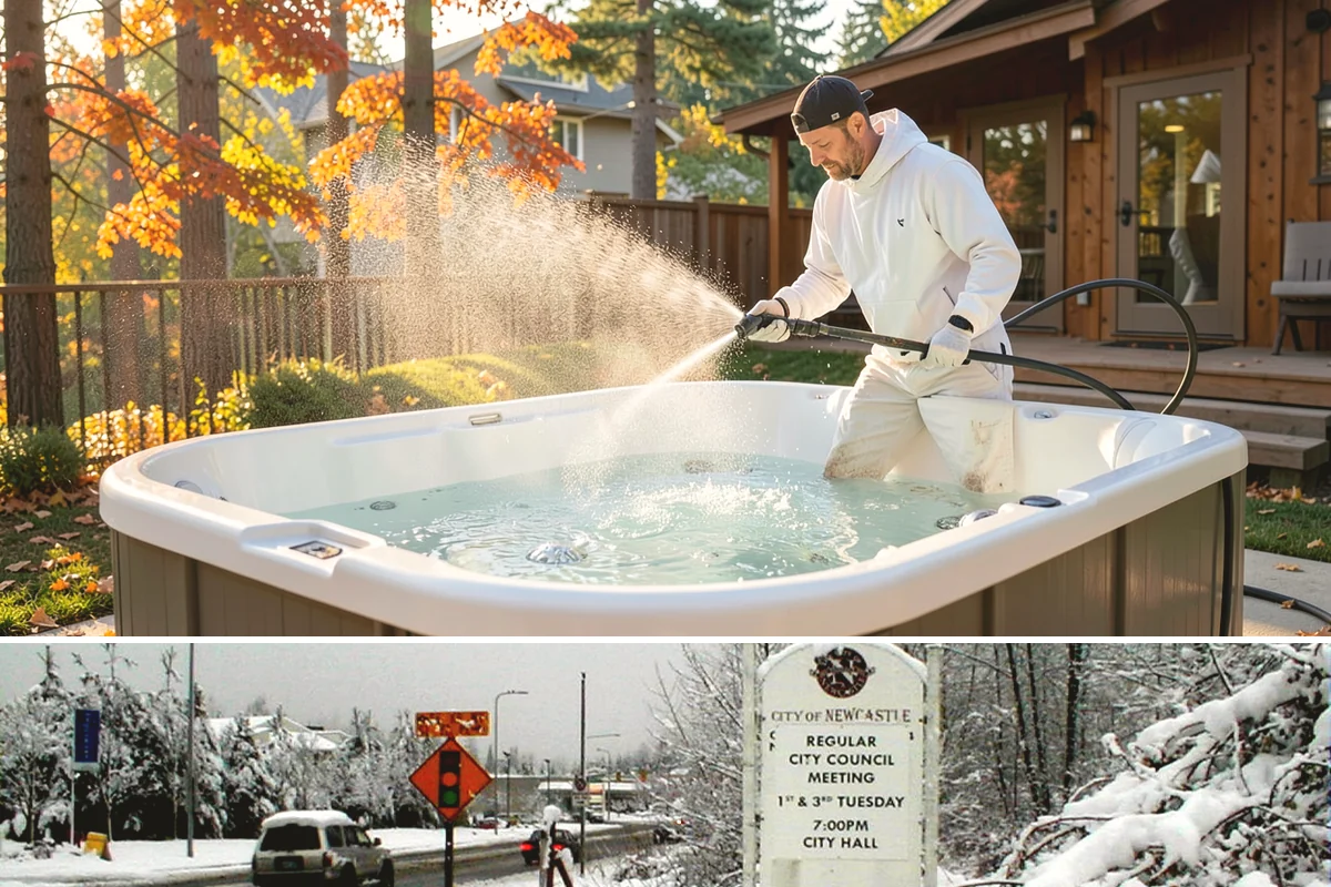 Roof Mildew Treatment in Newcastle, King County, WA - Apply mildew treatments in summer when warmth and dryness reinforce the fungicide's effect.