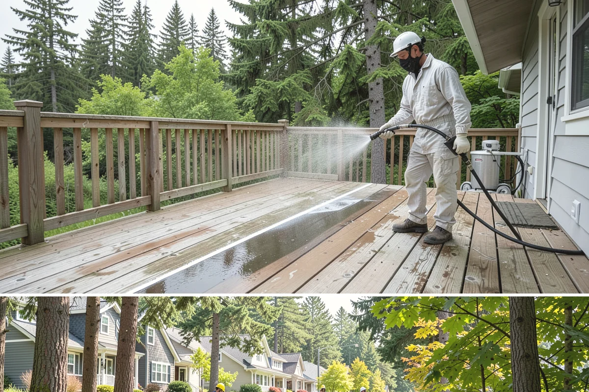 Roof Mildew Treatment in Normandy Park, King County, WA - Apply mildew treatments in summer when warmth and dryness reinforce the fungicide's effect.