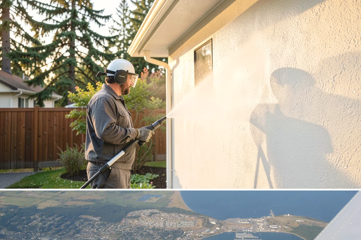 Roof Mildew Treatment in Oak Harbor, Island County, WA - Apply mildew treatments in summer when warmth and dryness reinforce the fungicide's effect.