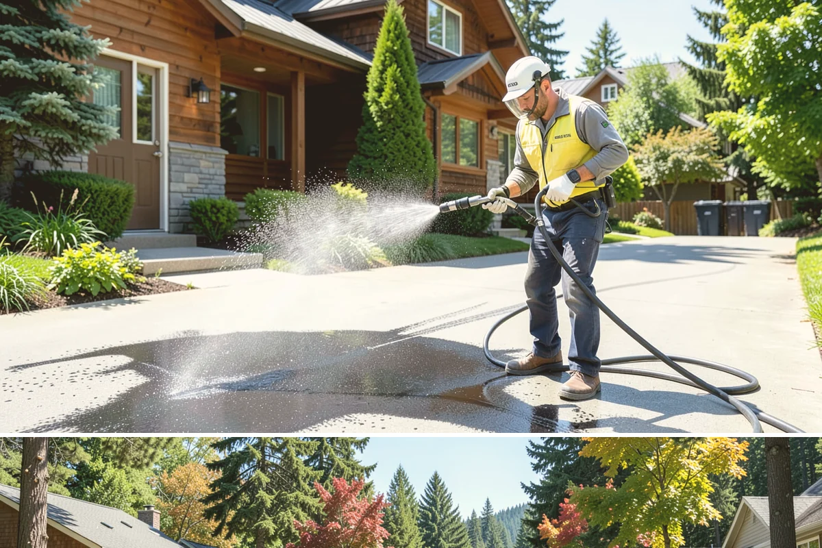 Roof Mildew Treatment in Orting, Pierce County, WA - Apply mildew treatments in summer when warmth and dryness reinforce the fungicide's effect.