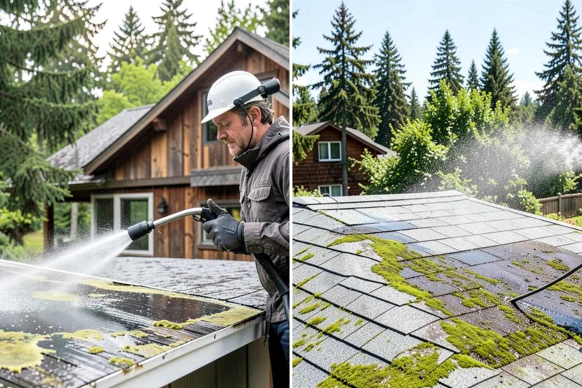 Roof Mildew Treatment in Pacific, King County, WA - Identify mildew-prone shaded and low-airflow slopes