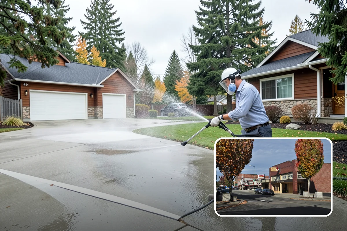 Roof Mildew Treatment in Puyallup, Pierce County, WA - Kills mildew at the source rather than hiding it