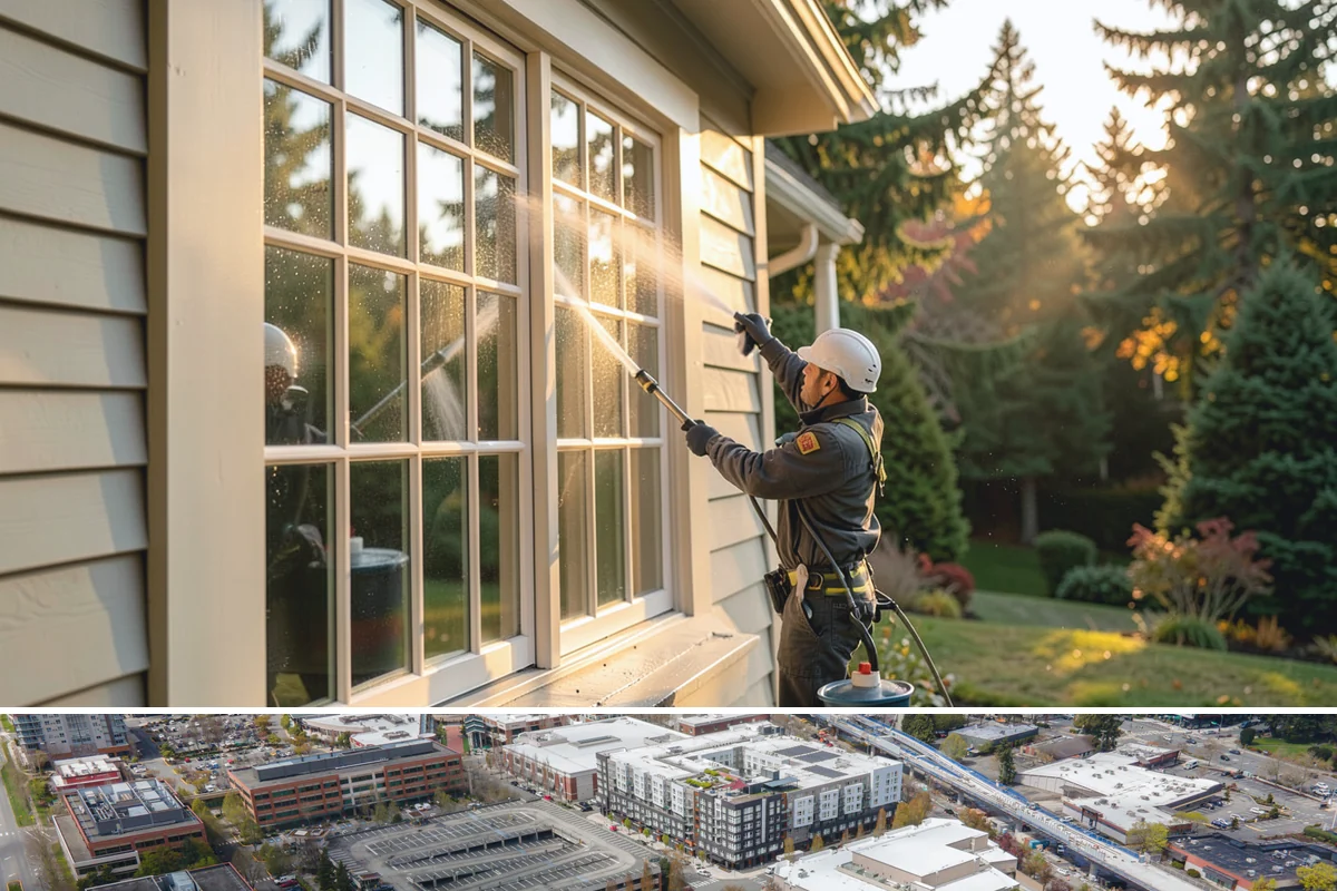 Roof Mildew Treatment in Redmond, King County, WA - Apply mildew treatments in summer when warmth and dryness reinforce the fungicide's effect.