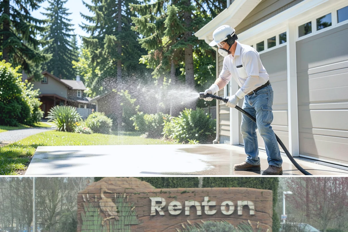 Roof Mildew Treatment in Renton, King County, WA - Apply mildew treatments in summer when warmth and dryness reinforce the fungicide's effect.