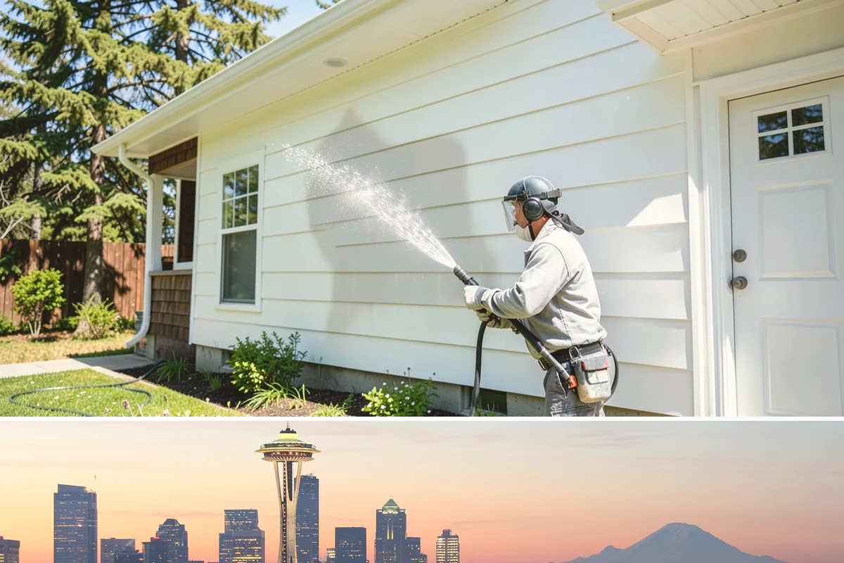 Roof Mildew Treatment in Seattle, King County, WA - Apply mildew treatments in summer when warmth and dryness reinforce the fungicide's effect.