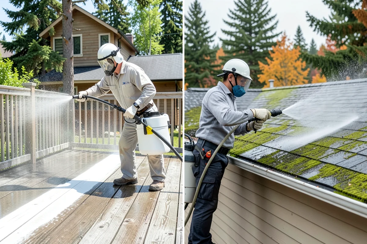Roof Mildew Treatment in Shoreline, King County, WA - Identify mildew-prone shaded and low-airflow slopes