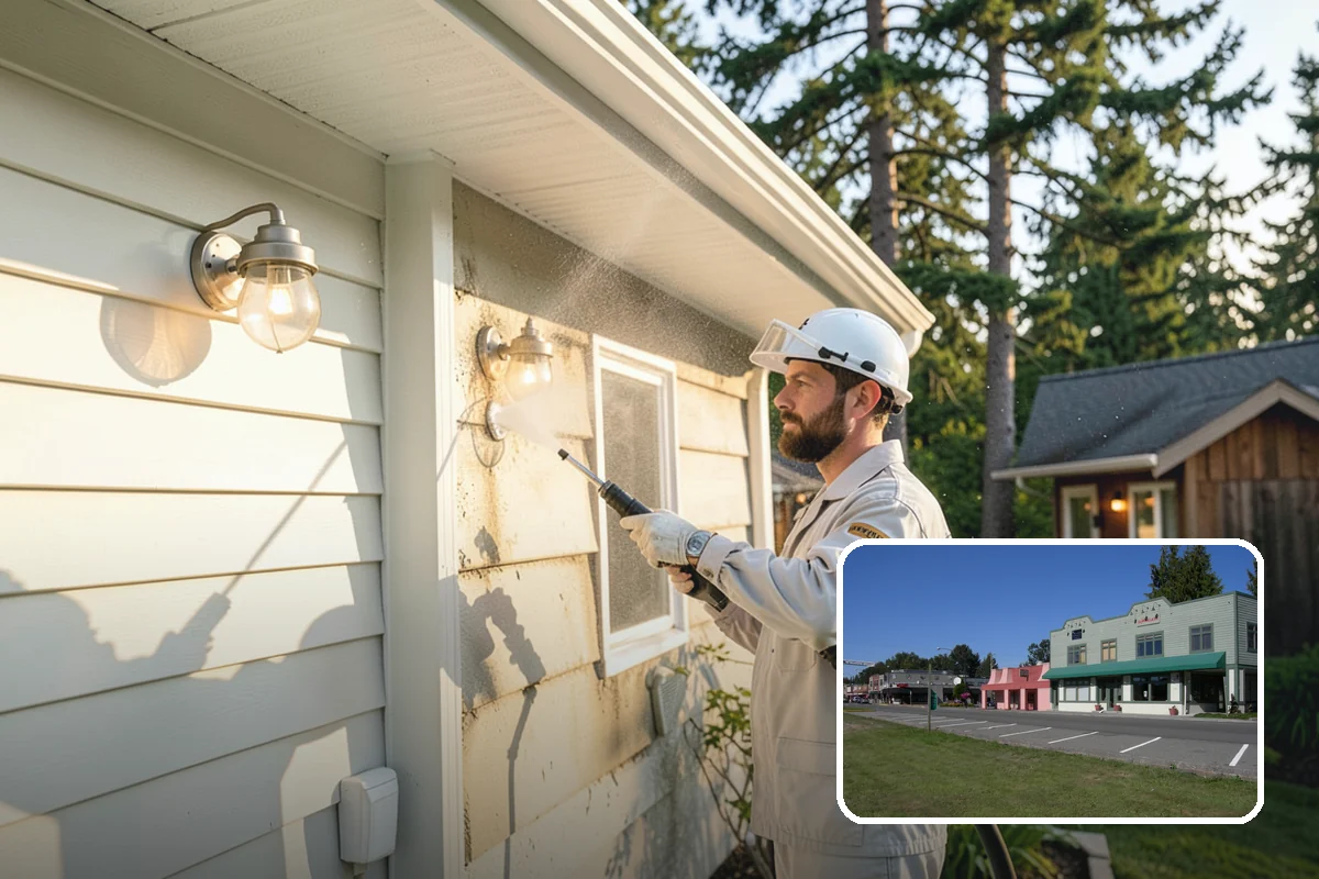 Roof Mildew Treatment in Snoqualmie, King County, WA - Kills mildew at the source rather than hiding it