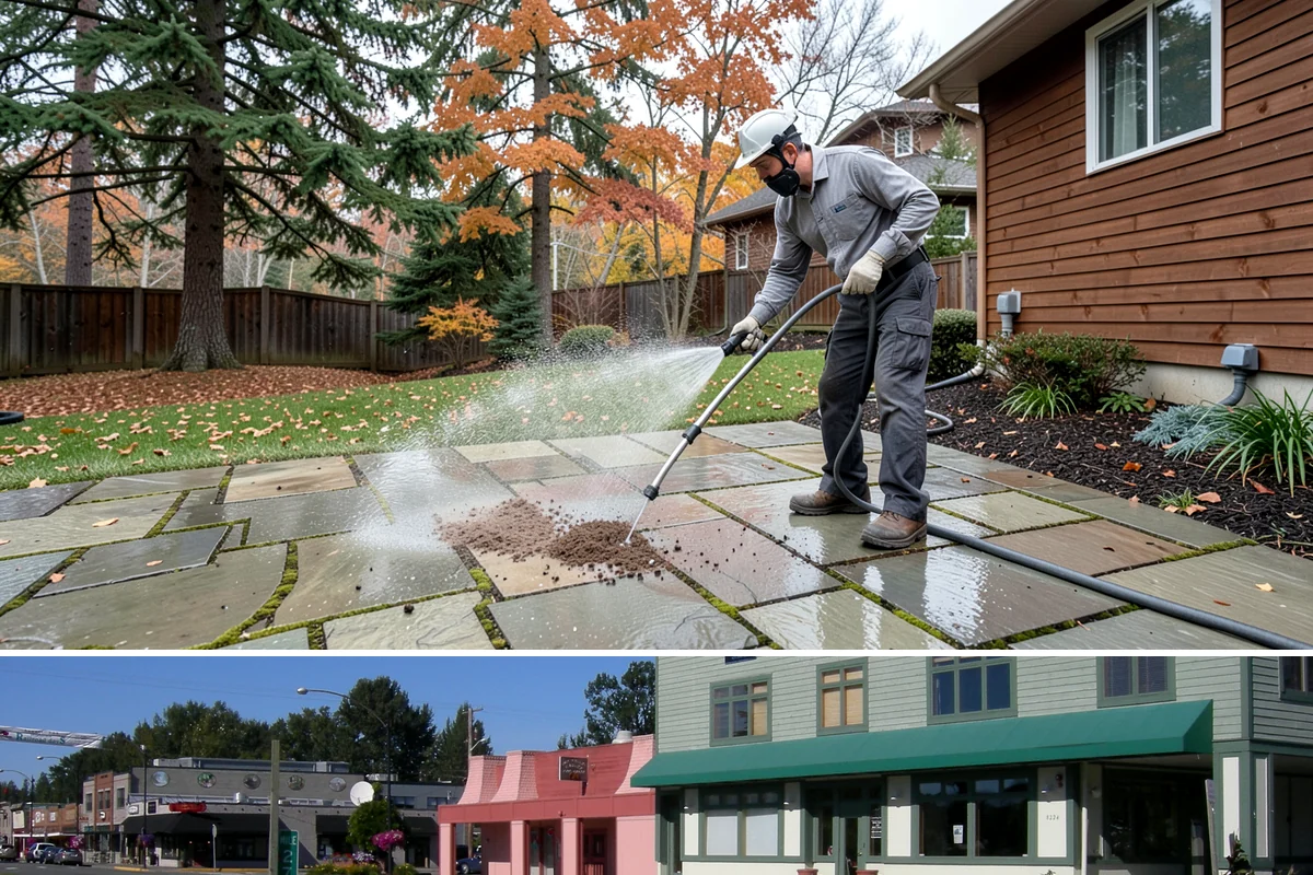 Roof Mildew Treatment in Snoqualmie, King County, WA - Apply mildew treatments in summer when warmth and dryness reinforce the fungicide's effect.