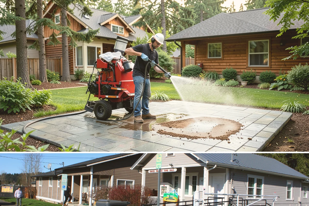 Roof Mildew Treatment in South Prairie, Pierce County, WA - Apply mildew treatments in summer when warmth and dryness reinforce the fungicide's effect.