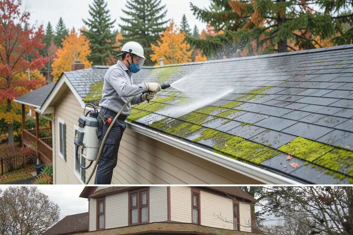 Roof Mildew Treatment in Sumner, Pierce County, WA - Apply mildew treatments in summer when warmth and dryness reinforce the fungicide's effect.