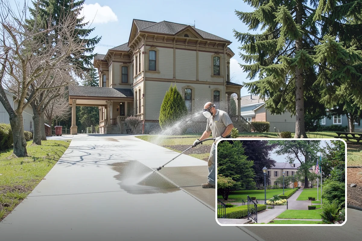 Roof Mildew Treatment in Woodinville, King County, WA - Kills mildew at the source rather than hiding it