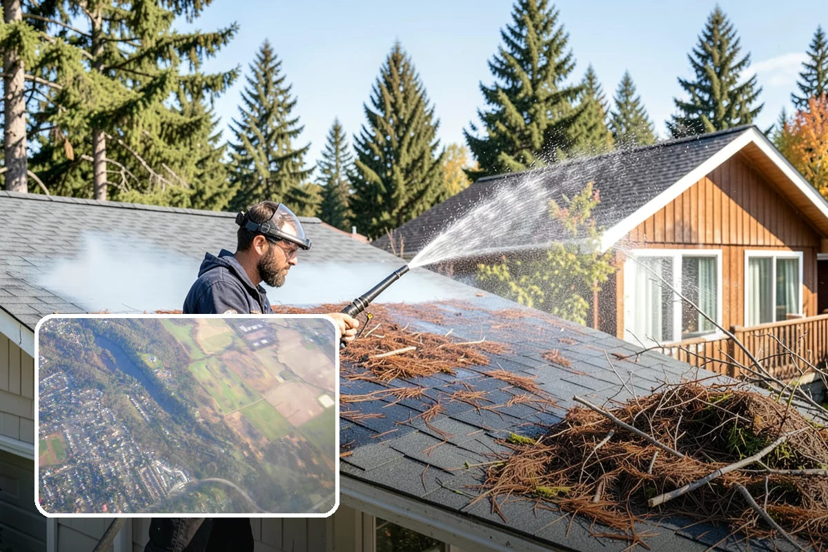 Roof Mold Removal in Algona, King County, WA - Eliminates dark mold colonies and their odor