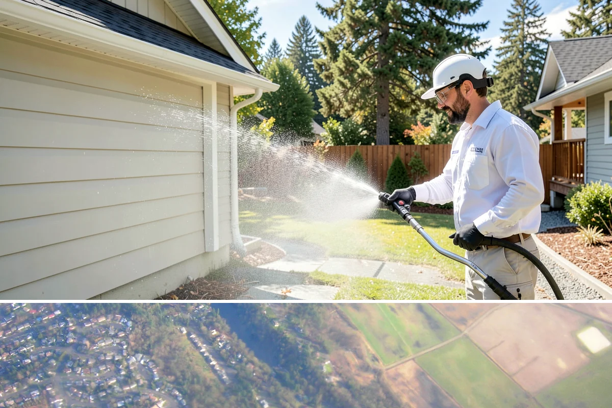 Roof Mold Removal in Algona, King County, WA - Remove roof mold in the dry season so surfaces can fully dry and stay clear longer.