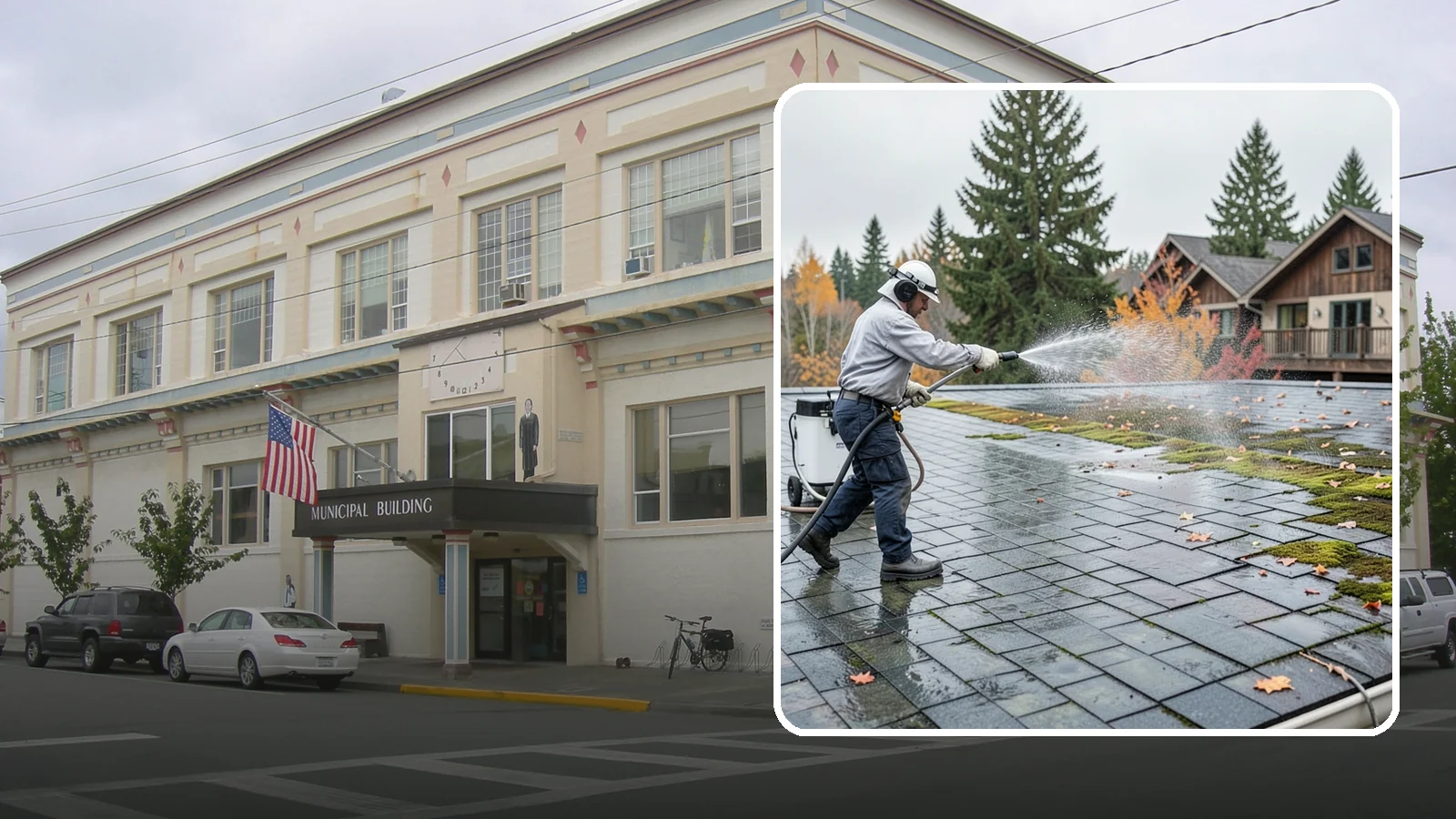Roof Mold Removal in Anacortes, Skagit County, WA - Roof mold removal that eliminates dark fungal colonies and the trapped moisture feeding them.