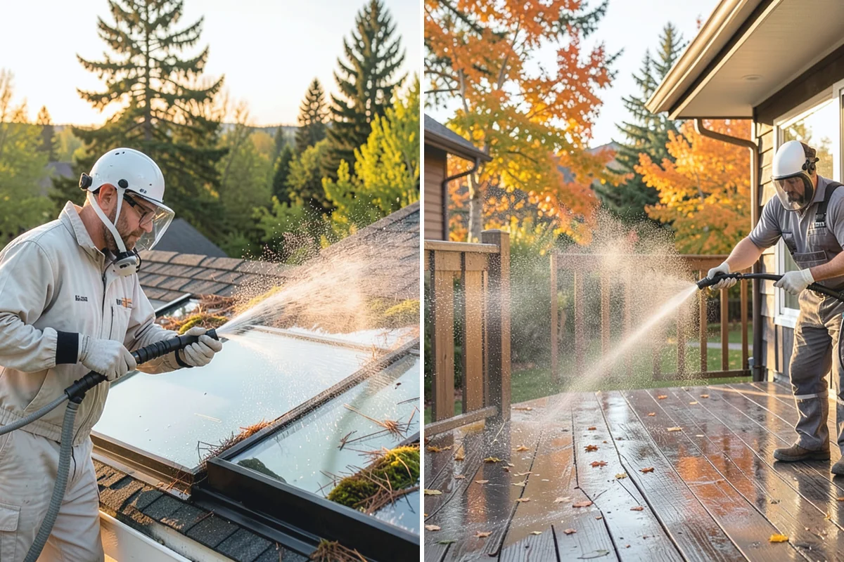Roof Mold Removal in Beaux Arts Village, King County, WA - Inspect for mold patches, trapped debris, and wet zones