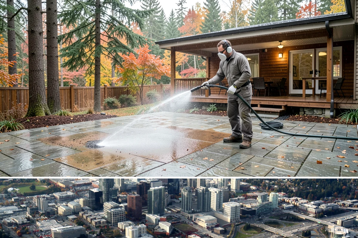 Roof Mold Removal in Bellevue, King County, WA - Remove roof mold in the dry season so surfaces can fully dry and stay clear longer.