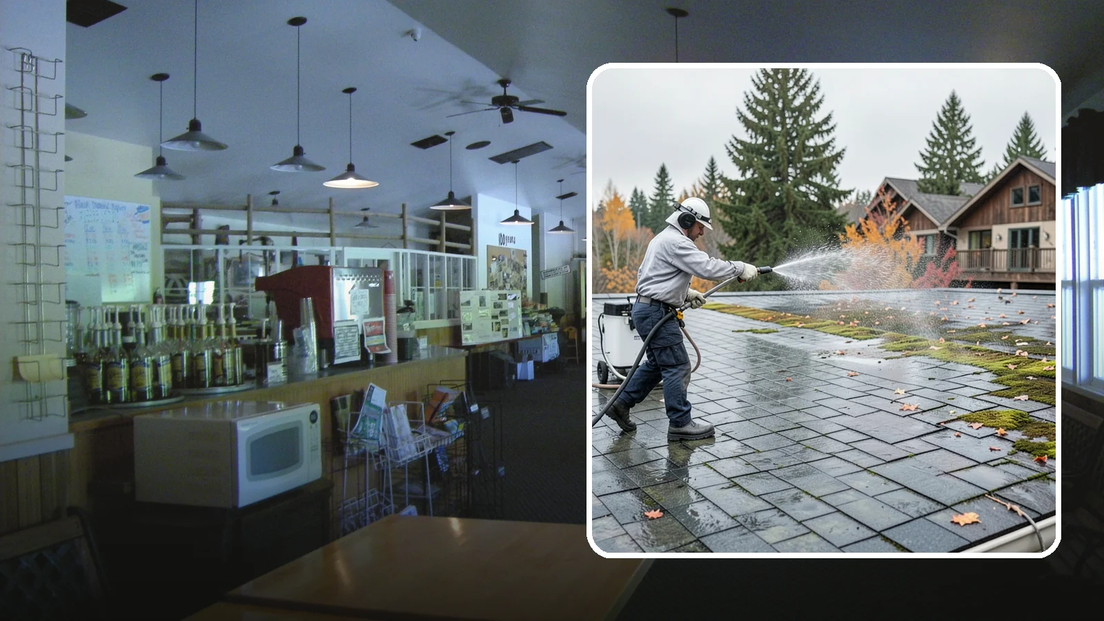 Roof Mold Removal in Black Diamond, King County, WA - Roof mold removal that eliminates dark fungal colonies and the trapped moisture feeding them.