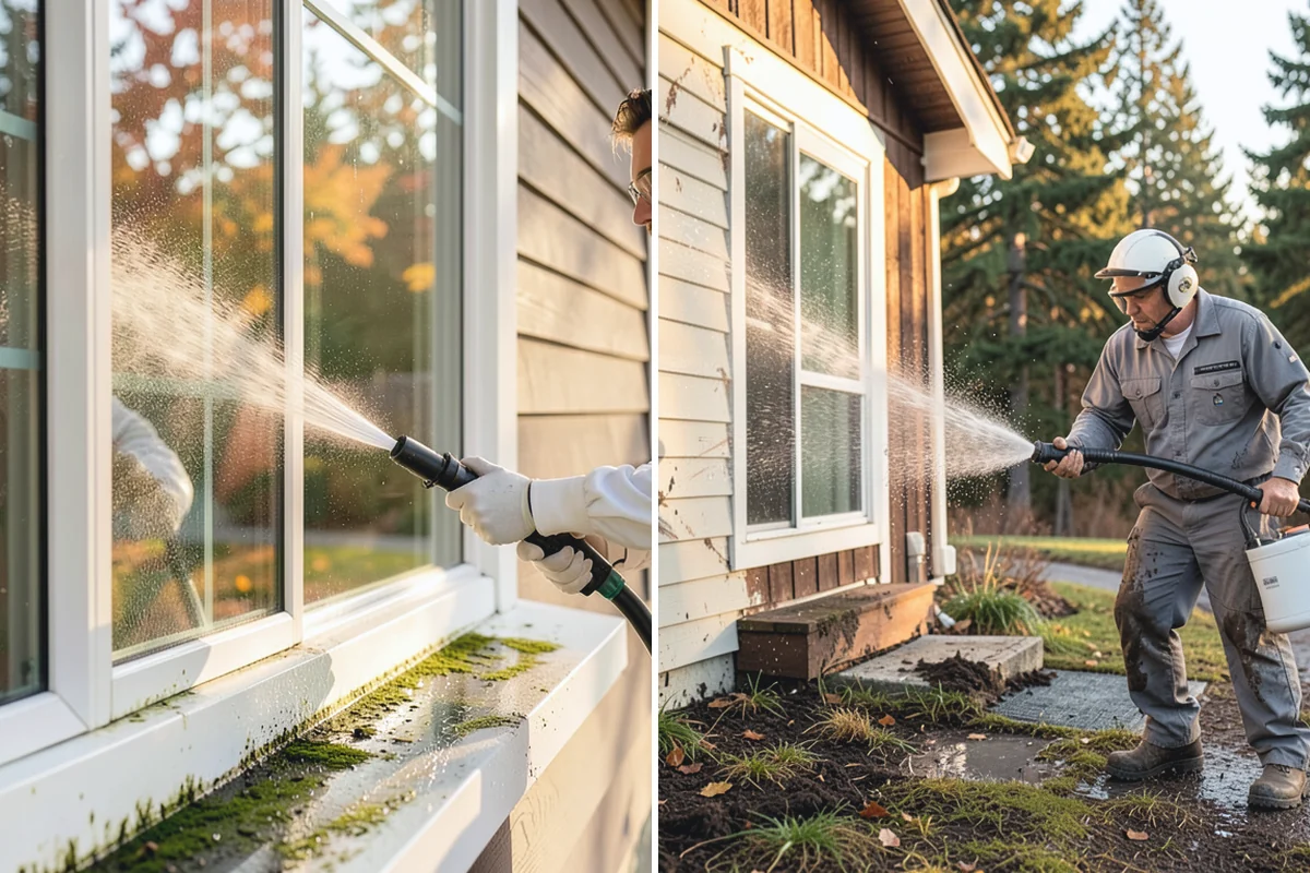 Roof Mold Removal in Buckley, Pierce County, WA - Inspect for mold patches, trapped debris, and wet zones