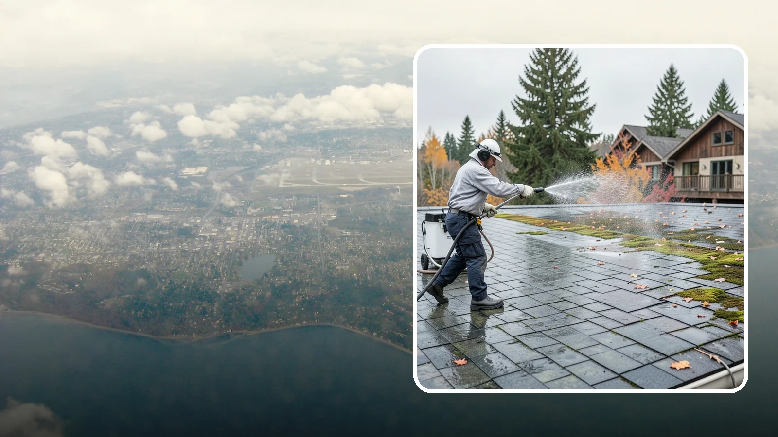Roof Mold Removal in Burien, King County, WA - Roof mold removal that eliminates dark fungal colonies and the trapped moisture feeding them.