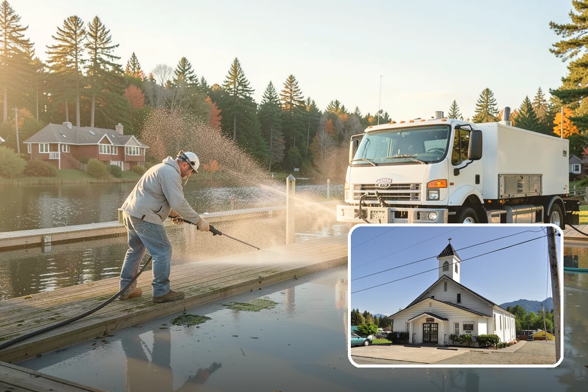 Roof Mold Removal in Concrete, Skagit County, WA - Eliminates dark mold colonies and their odor