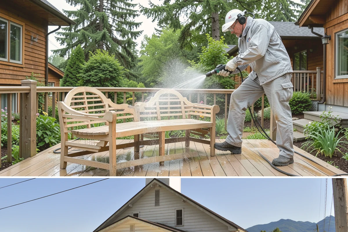 Roof Mold Removal in Concrete, Skagit County, WA - Remove roof mold in the dry season so surfaces can fully dry and stay clear longer.
