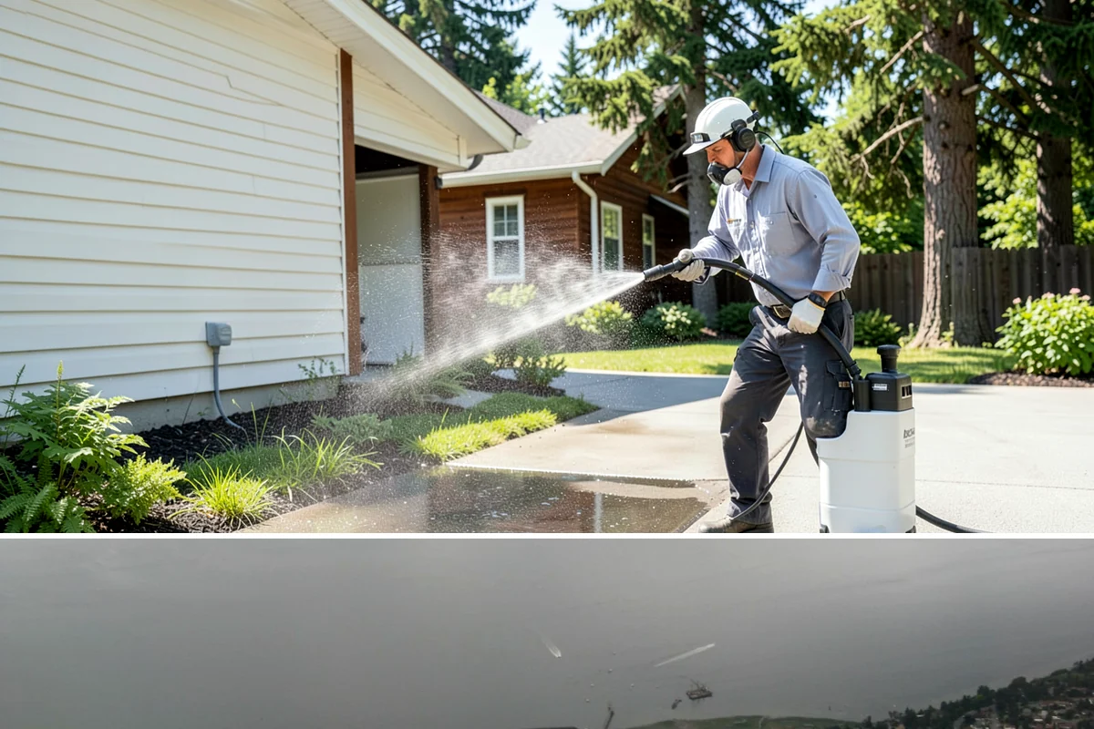 Roof Mold Removal in Des Moines, King County, WA - Remove roof mold in the dry season so surfaces can fully dry and stay clear longer.