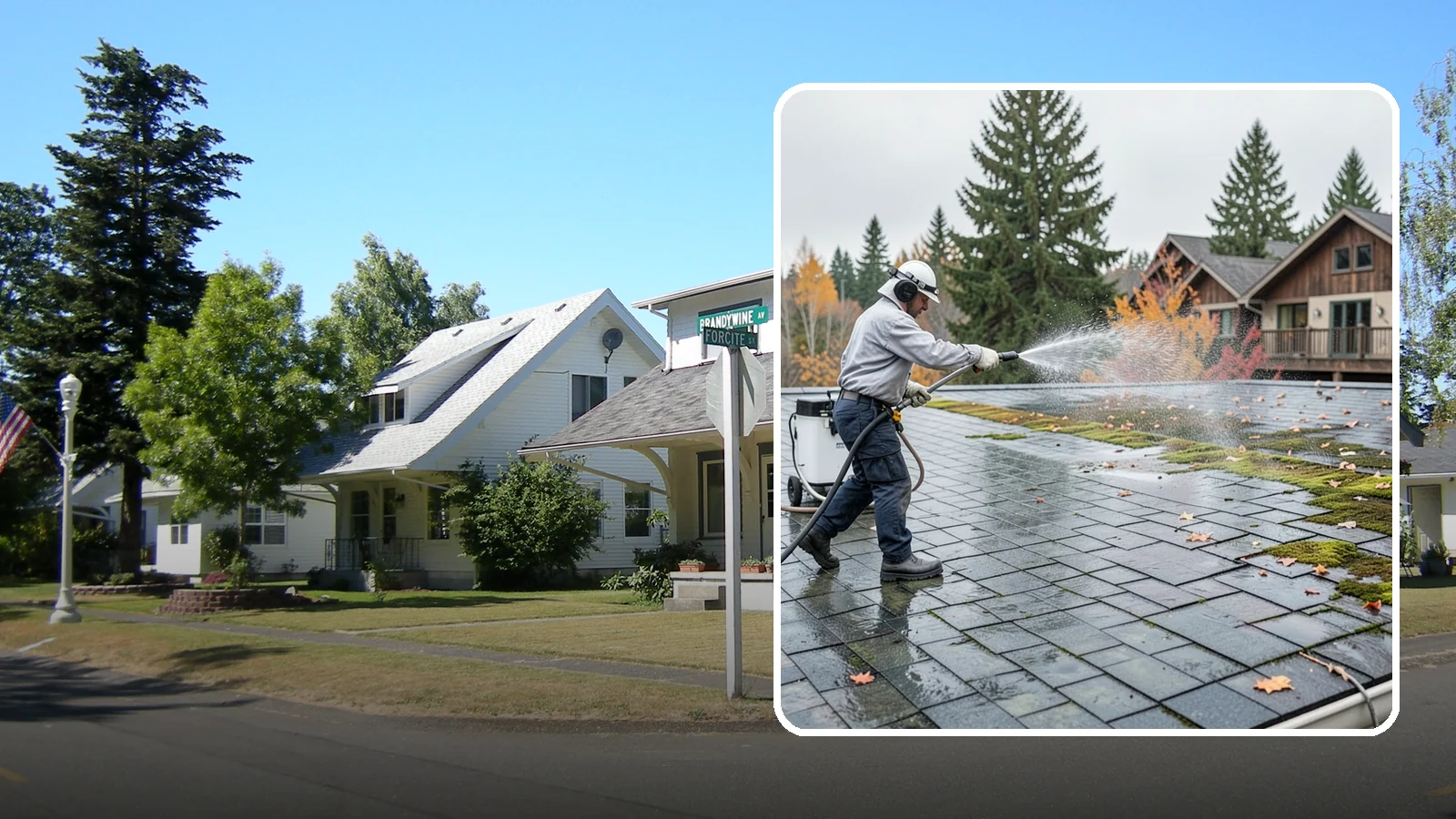 Roof Mold Removal in DuPont, Pierce County, WA - Roof mold removal that eliminates dark fungal colonies and the trapped moisture feeding them.