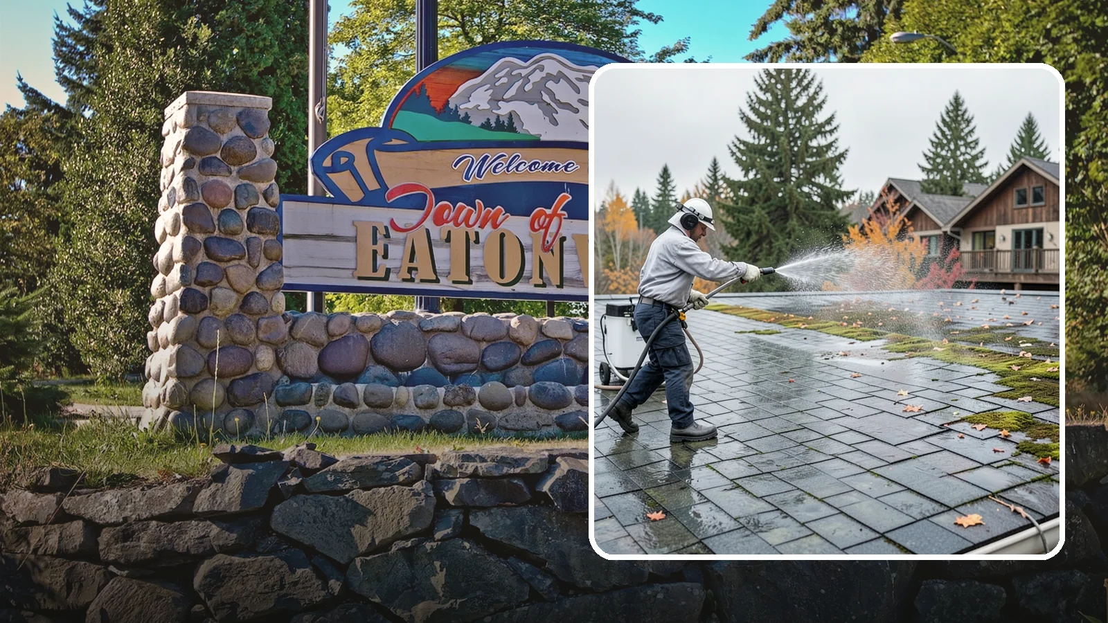 Roof Mold Removal in Eatonville, Pierce County, WA - Roof mold removal that eliminates dark fungal colonies and the trapped moisture feeding them.