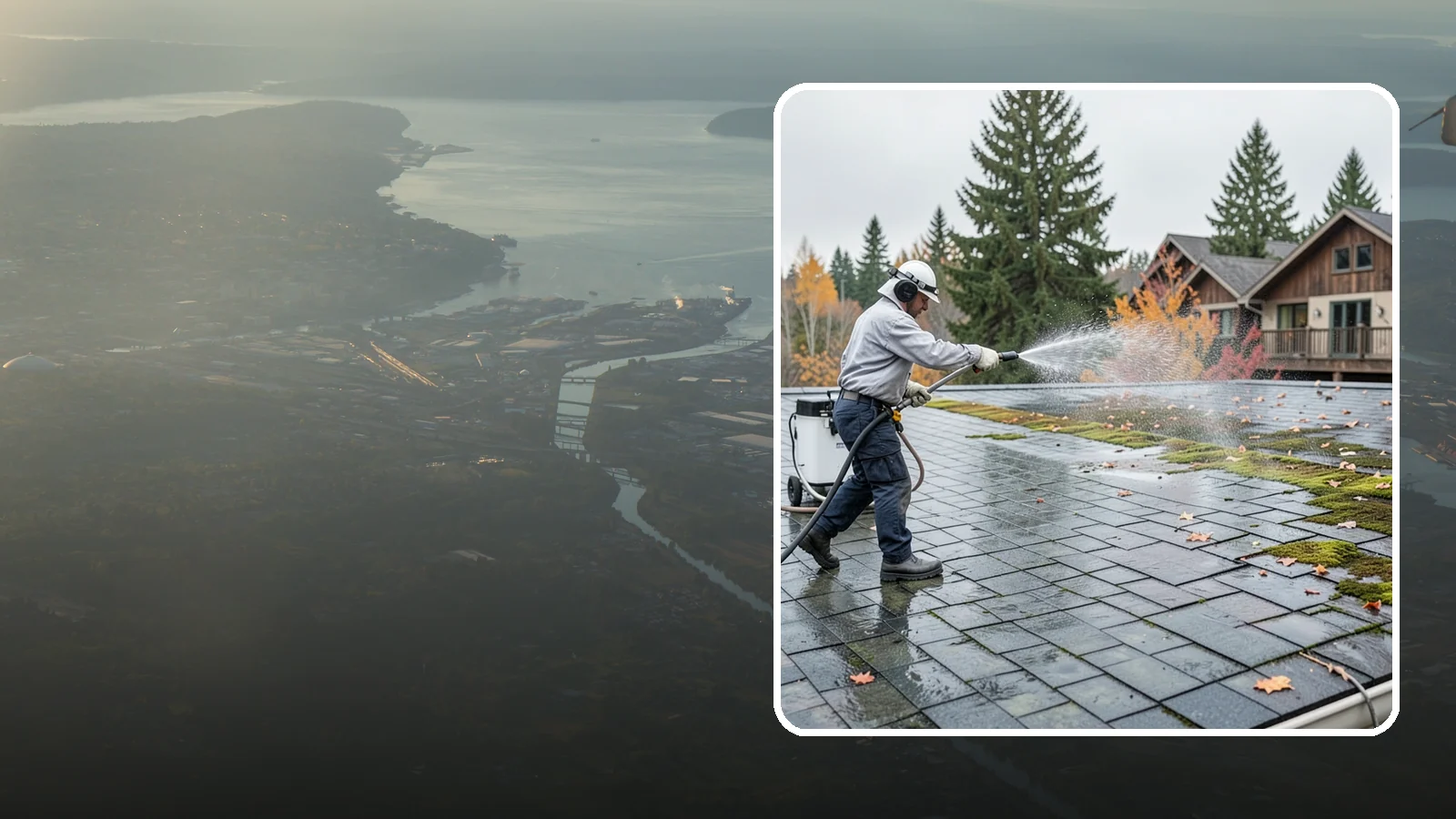 Roof Mold Removal in Fife, Pierce County, WA - Roof mold removal that eliminates dark fungal colonies and the trapped moisture feeding them.