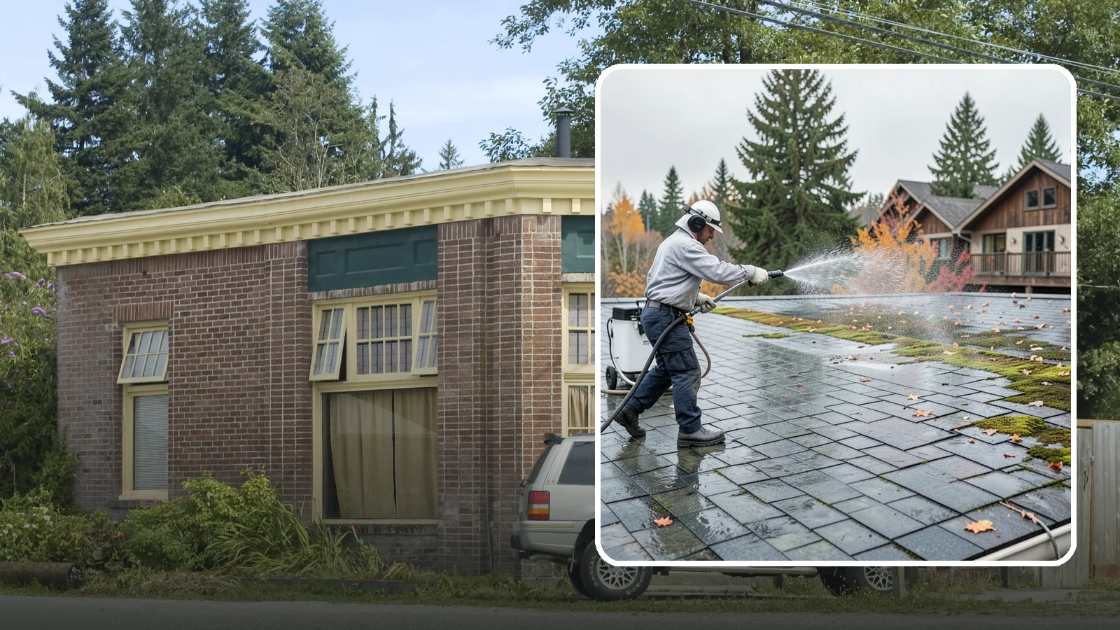 Roof Mold Removal in Hamilton, Skagit County, WA - Roof mold removal that eliminates dark fungal colonies and the trapped moisture feeding them.