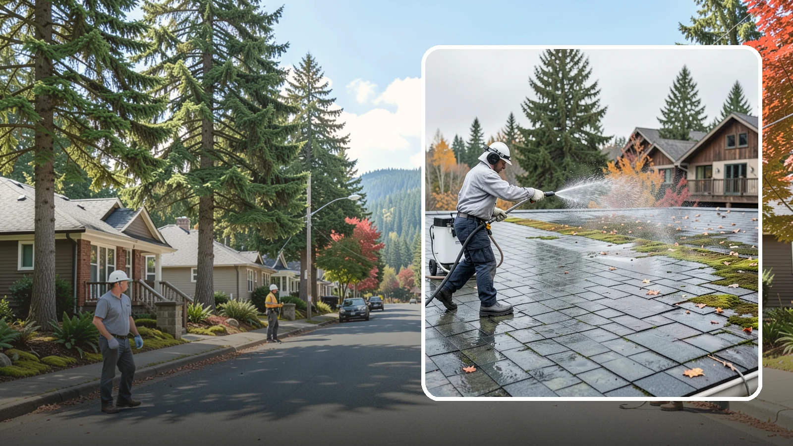 Roof Mold Removal in Hunts Point, King County, WA - Roof mold removal that eliminates dark fungal colonies and the trapped moisture feeding them.