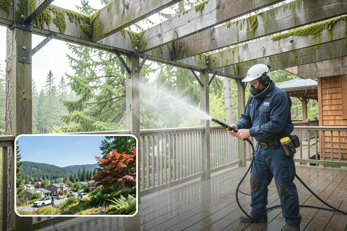 Roof Mold Removal in Index, Snohomish County, WA - Eliminates dark mold colonies and their odor