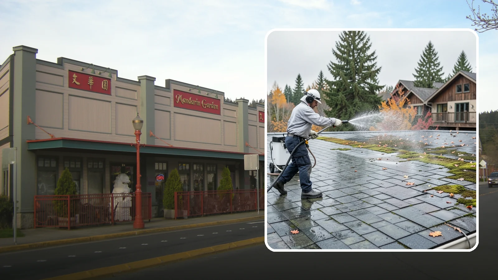 Roof Mold Removal in Issaquah, King County, WA - Roof mold removal that eliminates dark fungal colonies and the trapped moisture feeding them.