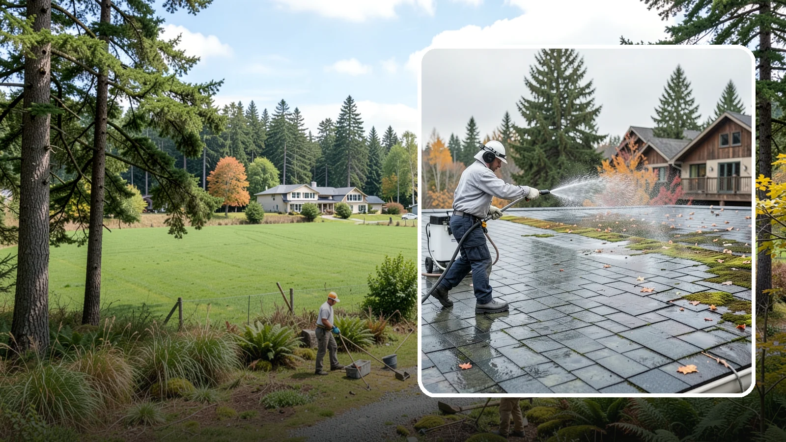 Roof Mold Removal in Lyman, Skagit County, WA - Roof mold removal that eliminates dark fungal colonies and the trapped moisture feeding them.
