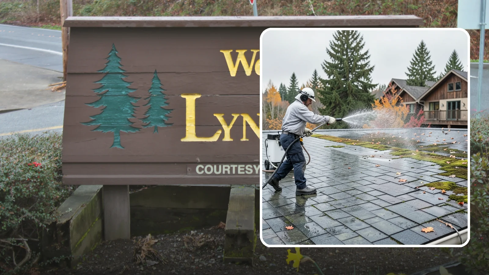 Roof Mold Removal in Lynnwood, Snohomish County, WA - Roof mold removal that eliminates dark fungal colonies and the trapped moisture feeding them.