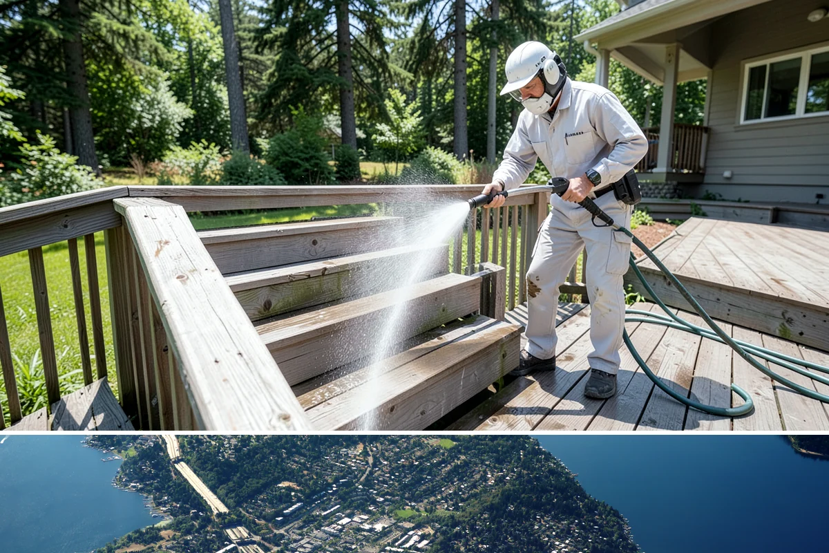 Roof Mold Removal in Mercer Island, King County, WA - Remove roof mold in the dry season so surfaces can fully dry and stay clear longer.