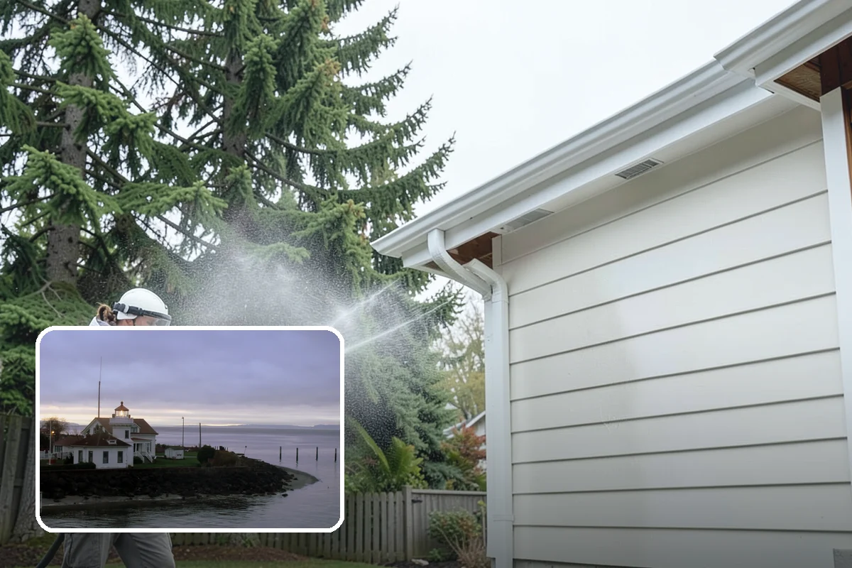 Roof Mold Removal in Mukilteo, Snohomish County, WA - Eliminates dark mold colonies and their odor